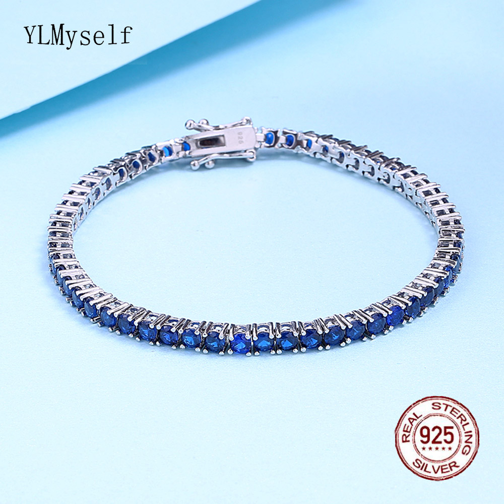 Tennis Bracelet Cubic - Pure Silver 15-20 cm Tennis Bracelet