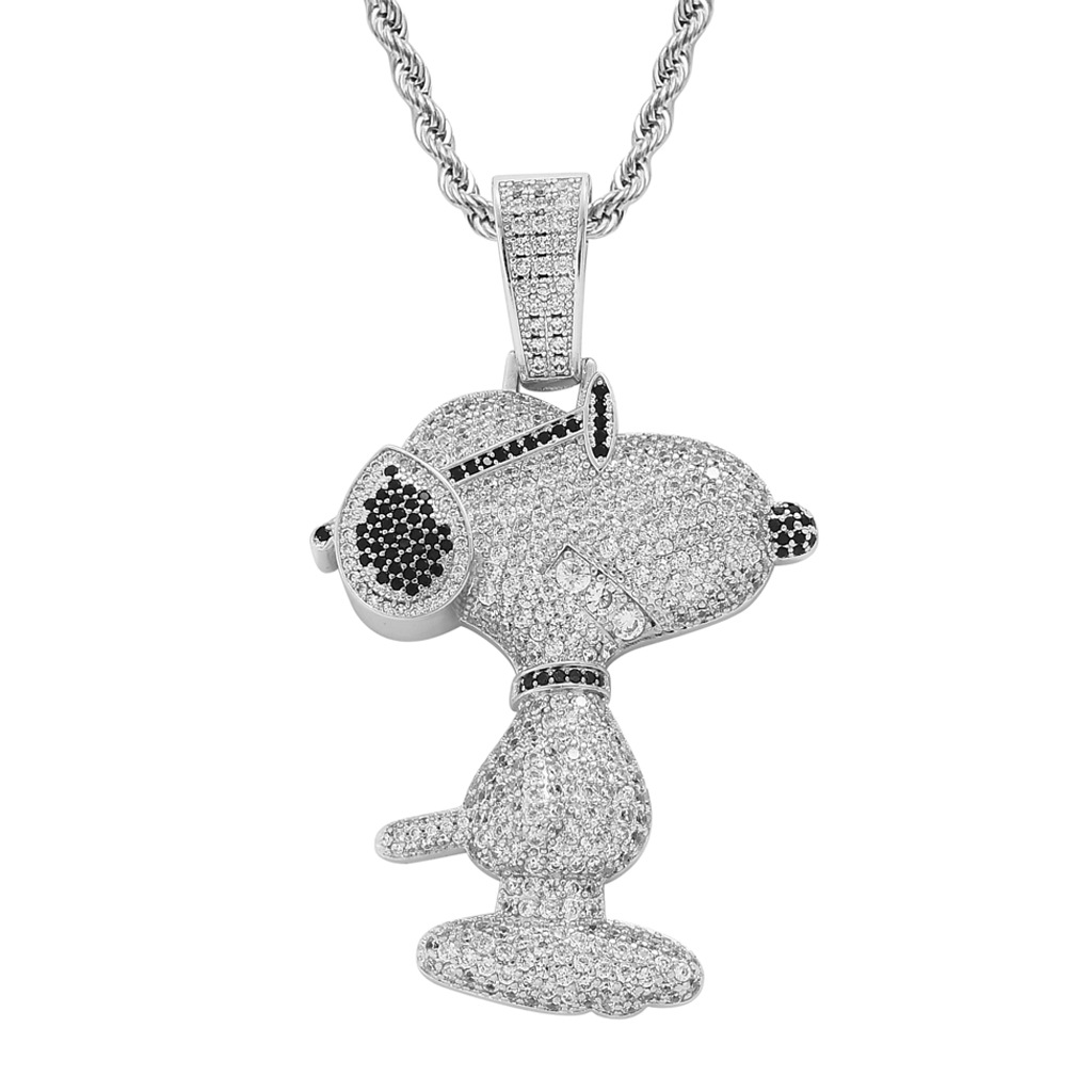 Hip Hop Chain Necklace - Snoopy New Necklace Full Drill Pendant