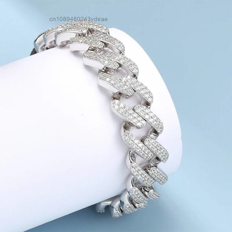 Hip Hop Chain Necklace - Selling 14mm Cuban Link Bracelet Iced