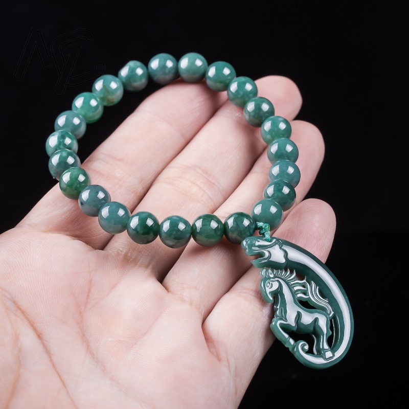 Natural Jadeite Blue Water Zod - Jewelry & Watches Vitopoulos 评论和价格