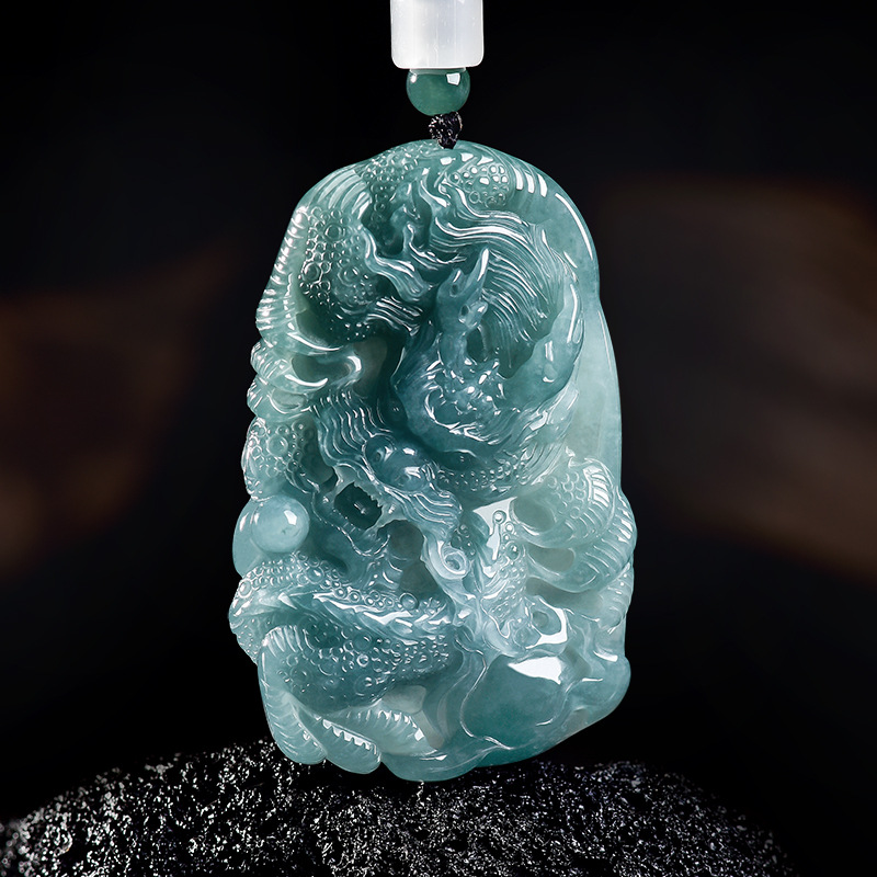 Natural Burmese Jadeite Dragon - Jewelry & Watches Vitopoulos 评论和价格