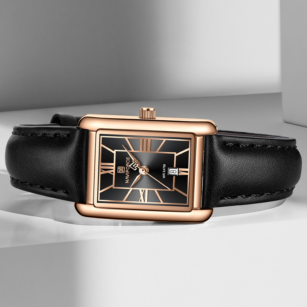 NAVIFORCE Women's Elegant Rect - Jewelry Like Watches 评论和价格