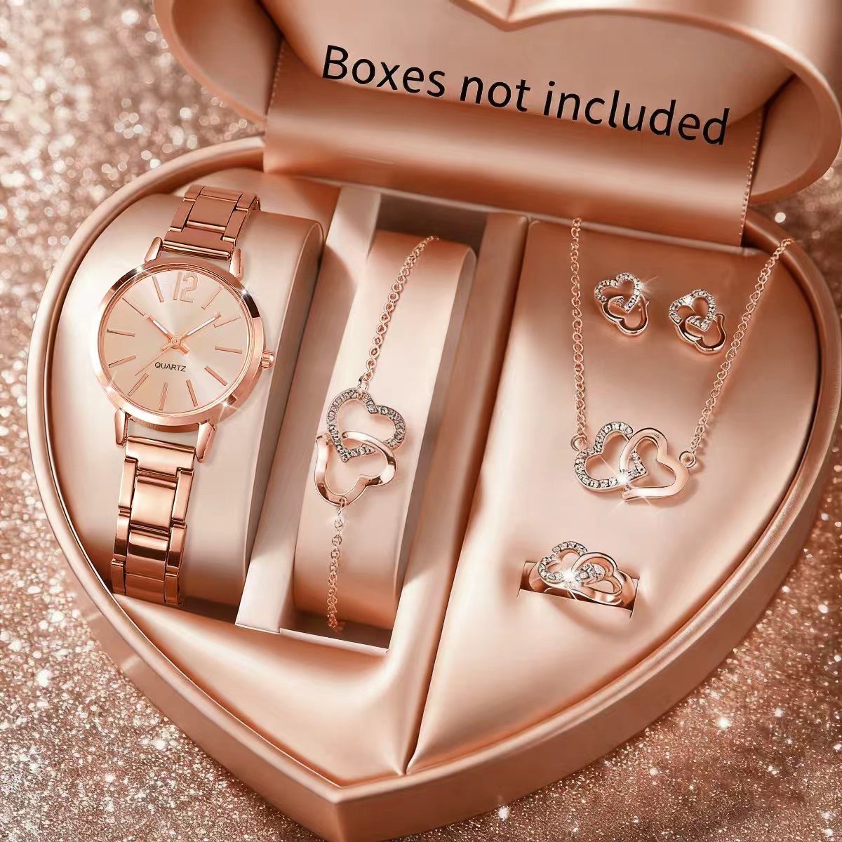 6PCS Fashion Women's Quartz Wa - Jewelry Like Watches 评论和价格