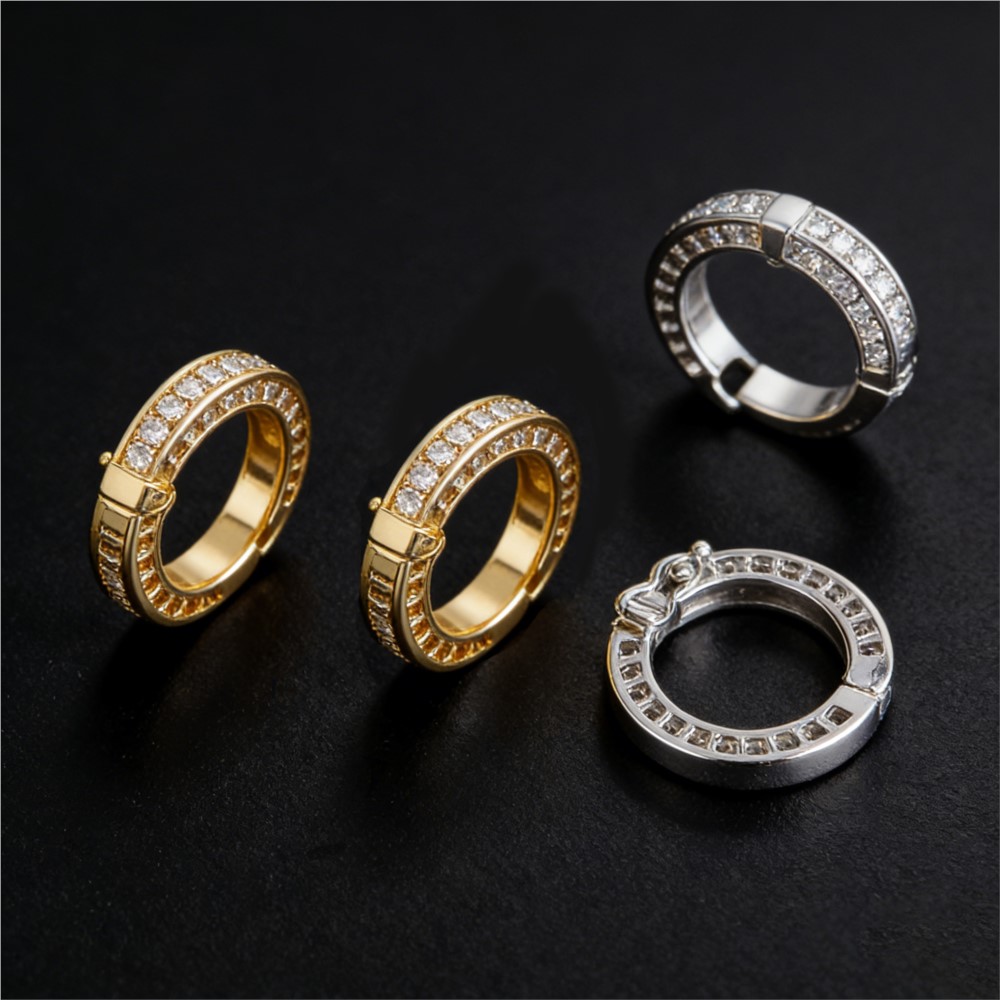 2pcs Round Connector Buckles P - Pearl Necklace 评论和价格