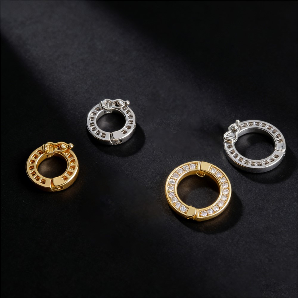 2pcs Round Connector Buckles P - Pearl Necklace 评论和价格