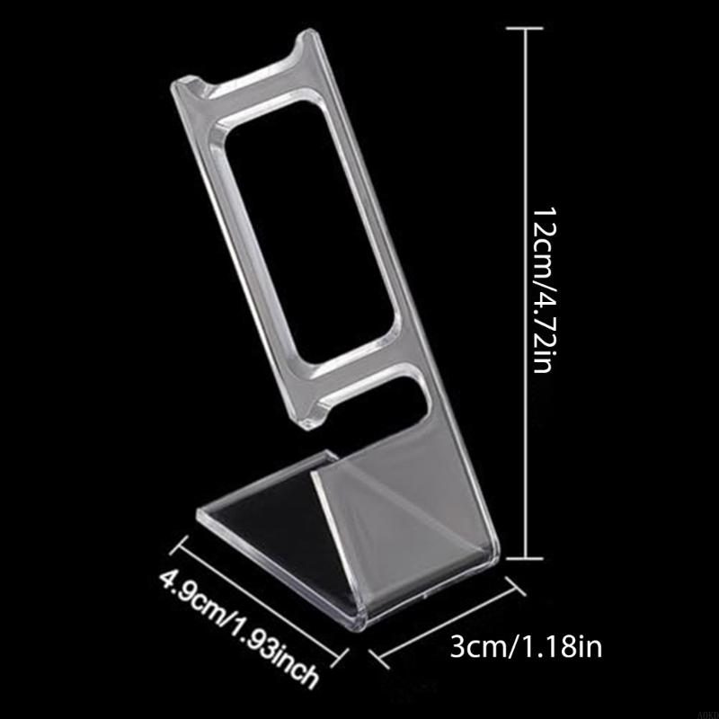 Simple Clear Acrylic Watch Dis - Jewelry Or Watches 评论和价格