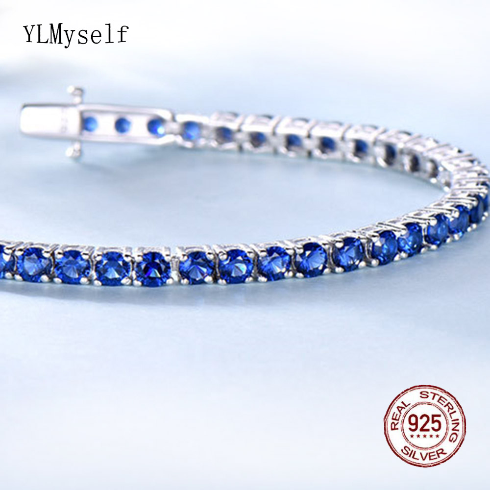 Pure Silver 15-20 cm Tennis Br - Tennis Bracelet Cubic 评论和价格