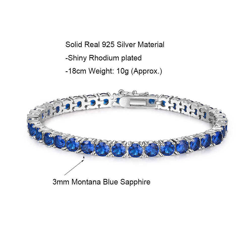 Pure Silver 15-20 cm Tennis Br - Tennis Bracelet Cubic 评论和价格