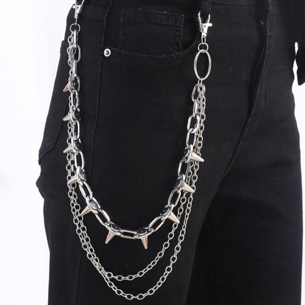 Unisex Hip Hop Punk Rock Metal - Hip Hop Chain Necklace 评论和价格