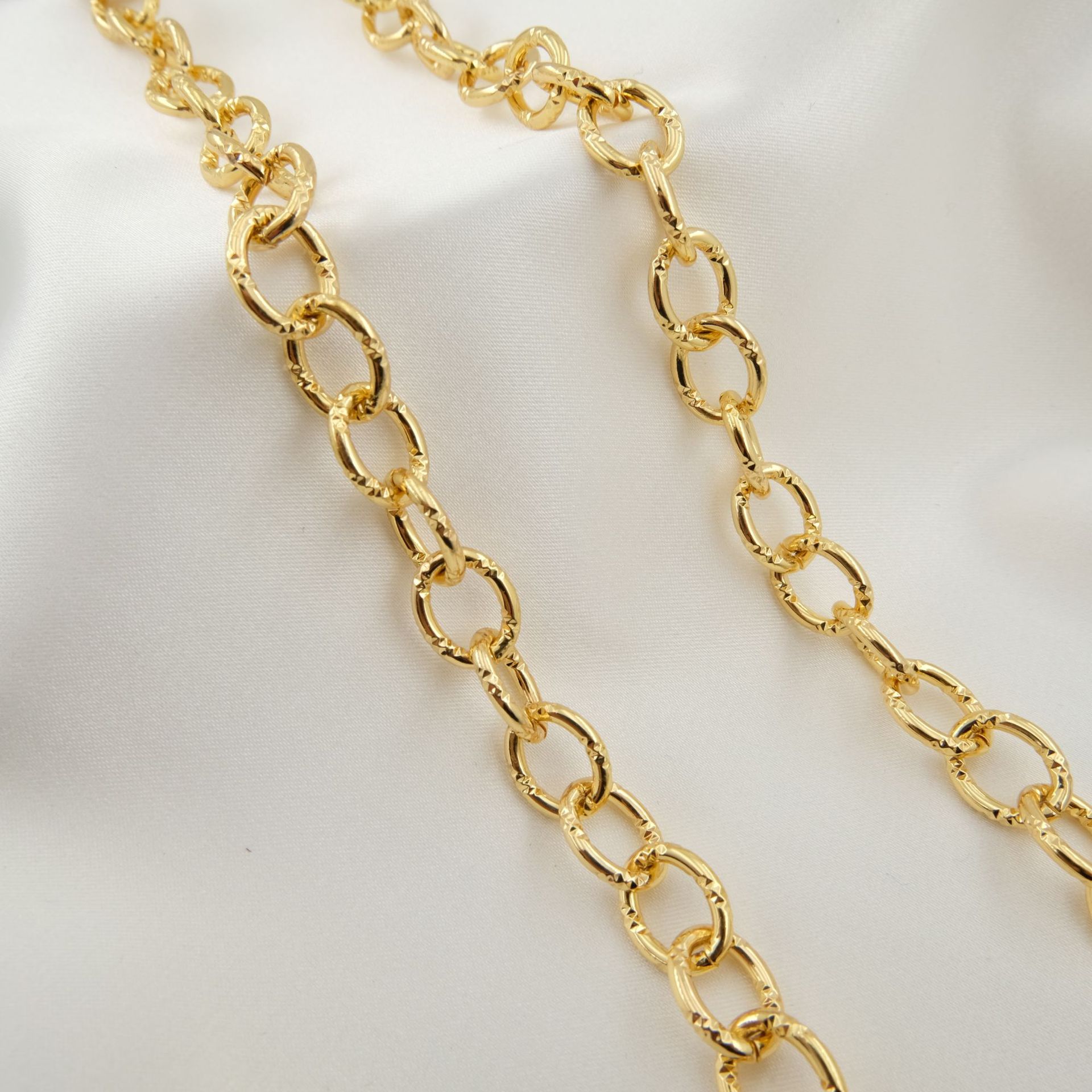 WT-BC199 18K Gold Plated Coppe - Hip Hop Chain Necklace 评论和价格