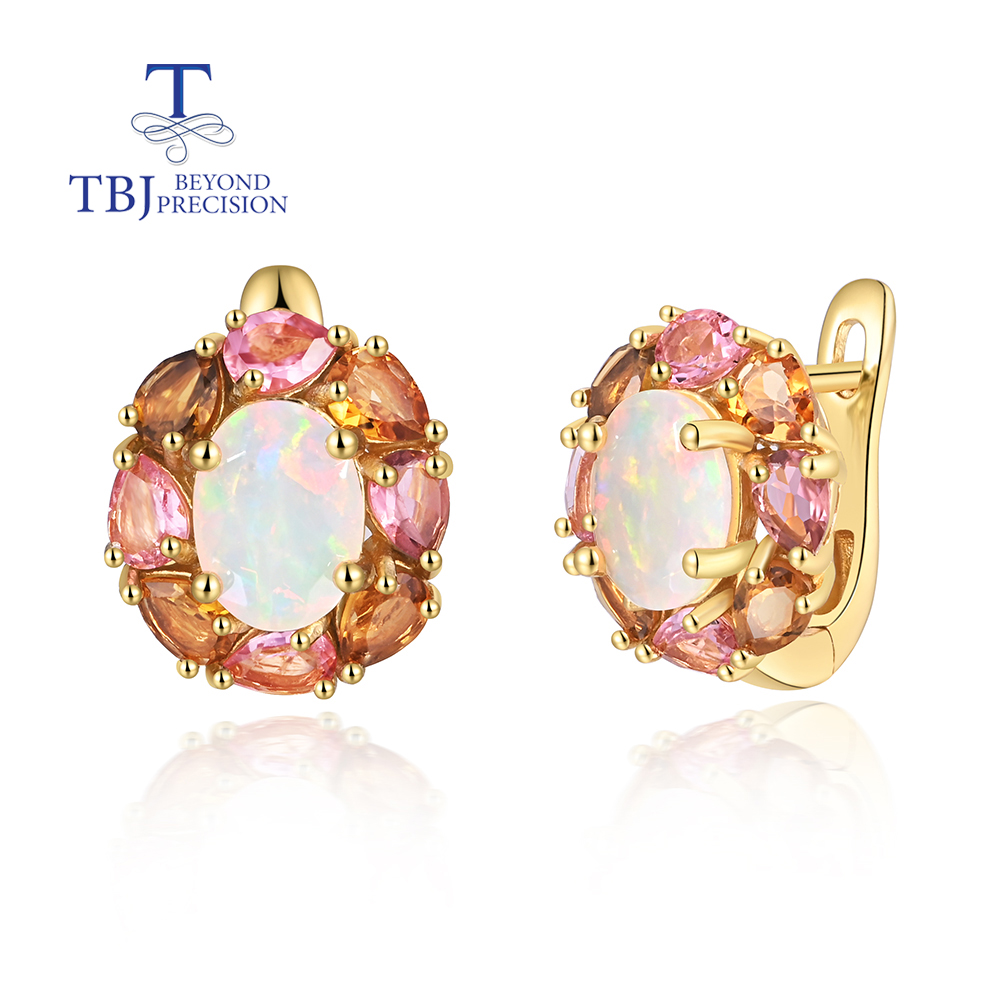 Women's Elegant Design Natural - Opal Earrings Dangle 评论和价格
