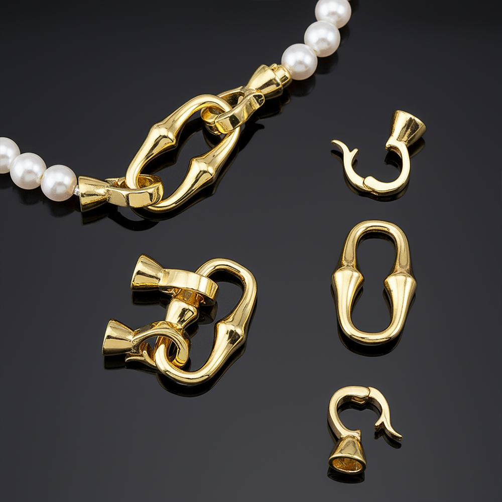 1 Pcs Copper Gold Color Plated - Pearl Necklace 评论和价格