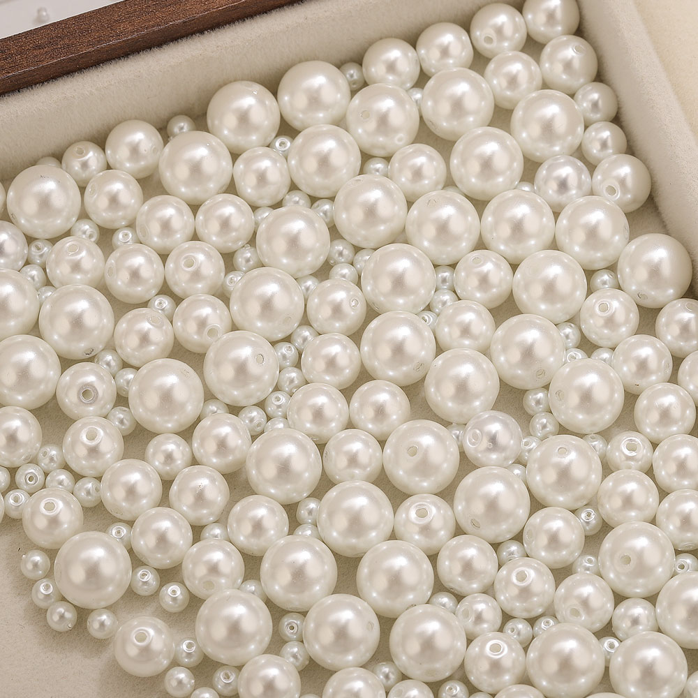100pcs 4/6/8/10mm High Quality - Pearl Necklace 评论和价格