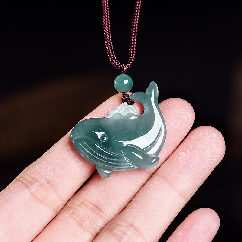 Natural Burmese Jadeite Whale  - Jewelry & Watches Vitopoulos 评论和价格