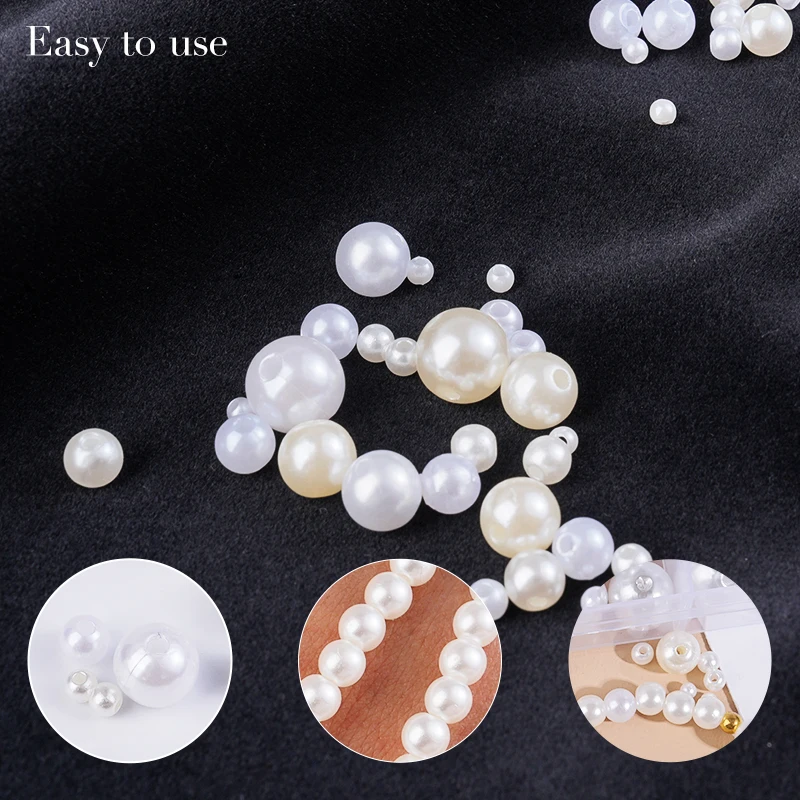 800pcs Artificial Faux Pearl R - Pearl Necklace 评论和价格