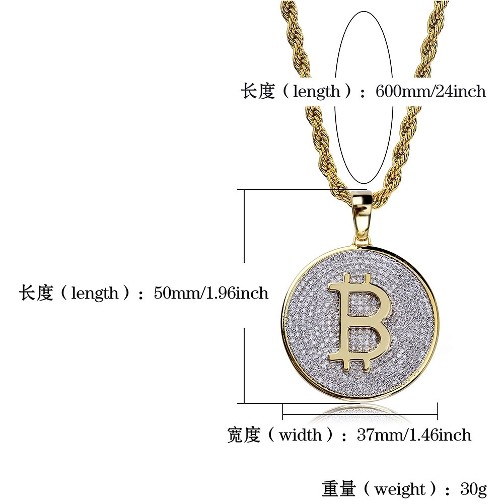 Chinese Style Lucky Wealth Att - Hip Hop Chain Necklace 评论和价格