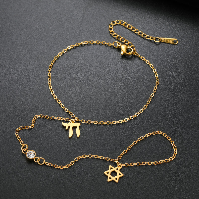 Jewish Star of David Hebrew Le - Jewelry & Watches Vitopoulos 评论和价格