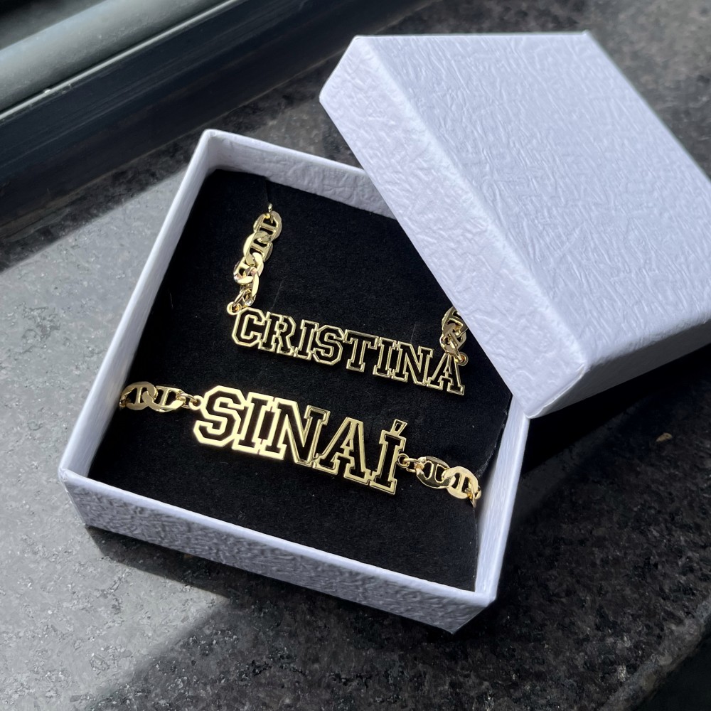 DUOYING Custom Name Hollow Nec - Hip Hop Chain Necklace 评论和价格