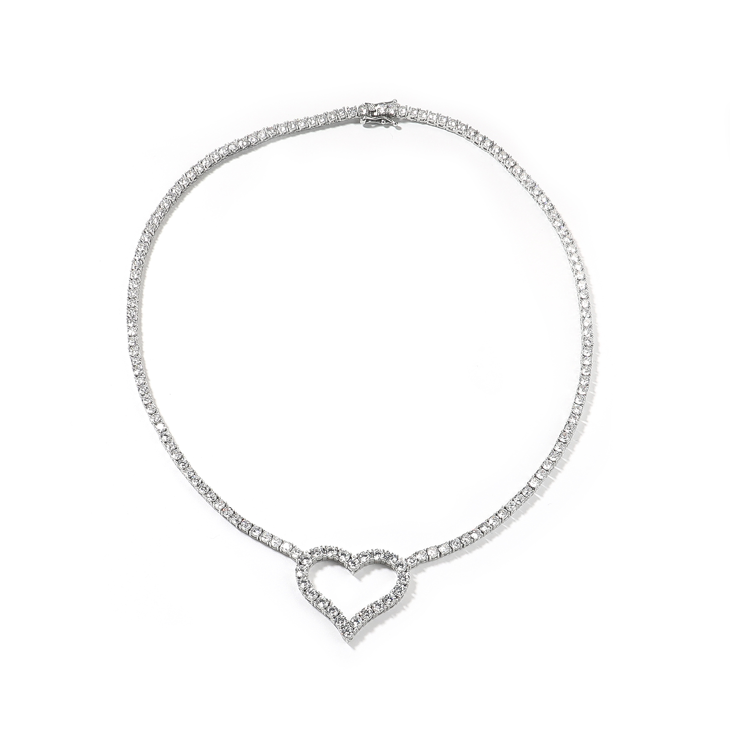 Uwin 3mm Tennis Chain With Lov - Tennis Bracelet Cubic 评论和价格