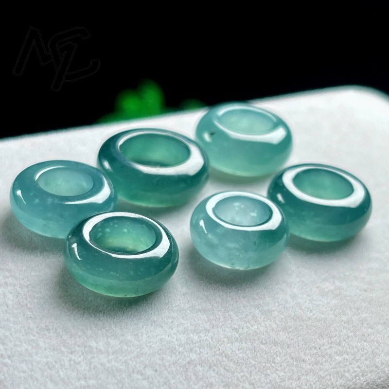 Natural Emerald Blue Water Luc - Jewelry & Watches Vitopoulos 评论和价格