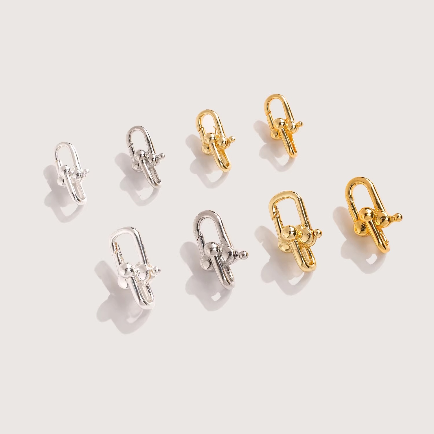 18K Gold Plated Press Clasp, D - Pearl Necklace 评论和价格
