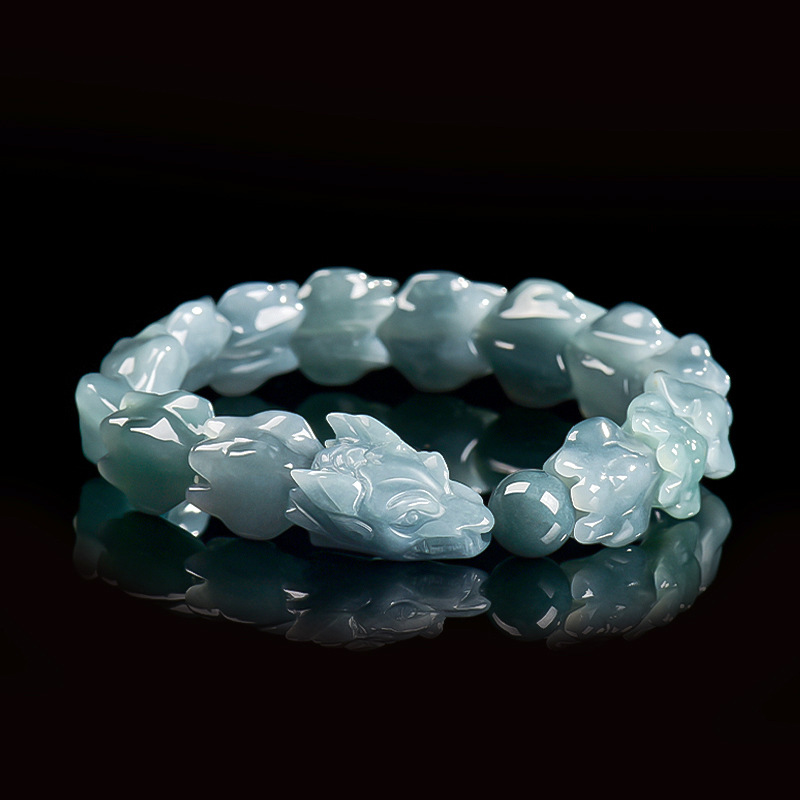 Blue Burmese Jadeite Dragon Br - Jewelry & Watches Vitopoulos 评论和价格