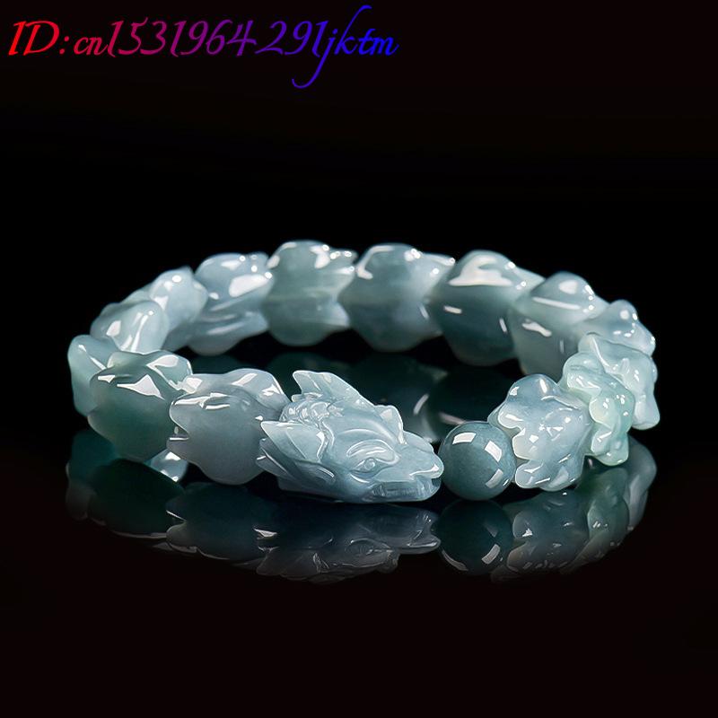 Blue Burmese Jadeite Dragon Br - Jewelry & Watches Vitopoulos 评论和价格