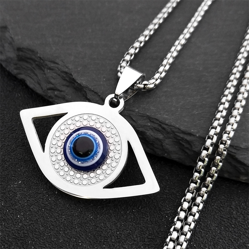 Islam Hamsa Evil Blue Eye Neck - Jewelry & Watches Vitopoulos 评论和价格