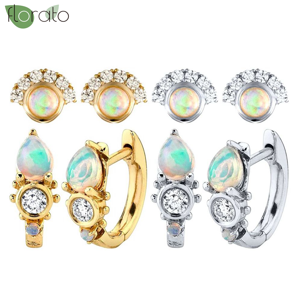 925 Sterling Silver Needle Exq - Opal Earrings Dangle 评论和价格