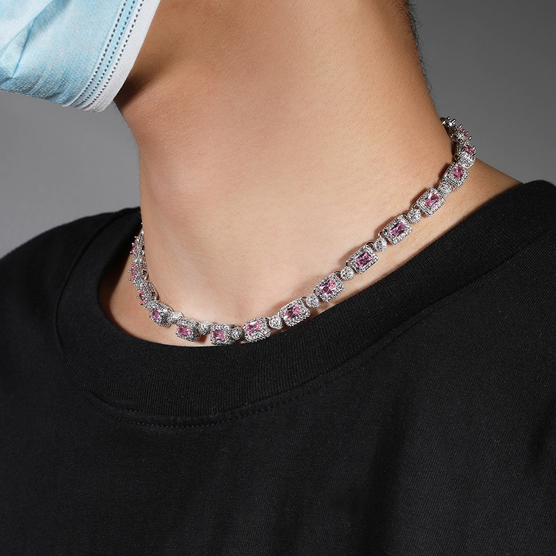 Hip Hop 5A+ CZ Stone Bling Ice - Tennis Bracelet Cubic 评论和价格