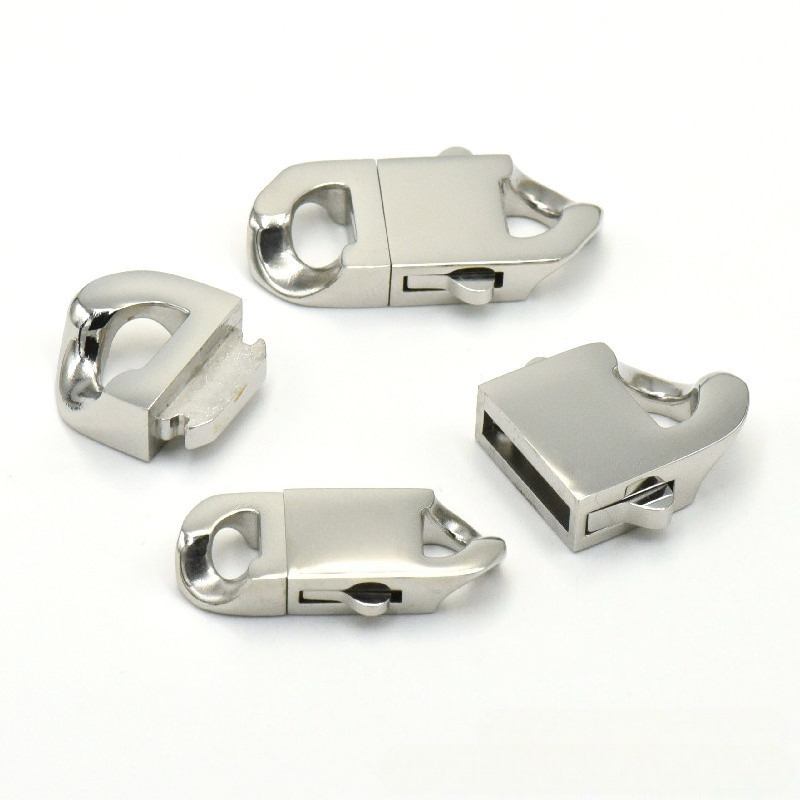 Stainless Steel Spring Clasp L - Hip Hop Chain Necklace 评论和价格
