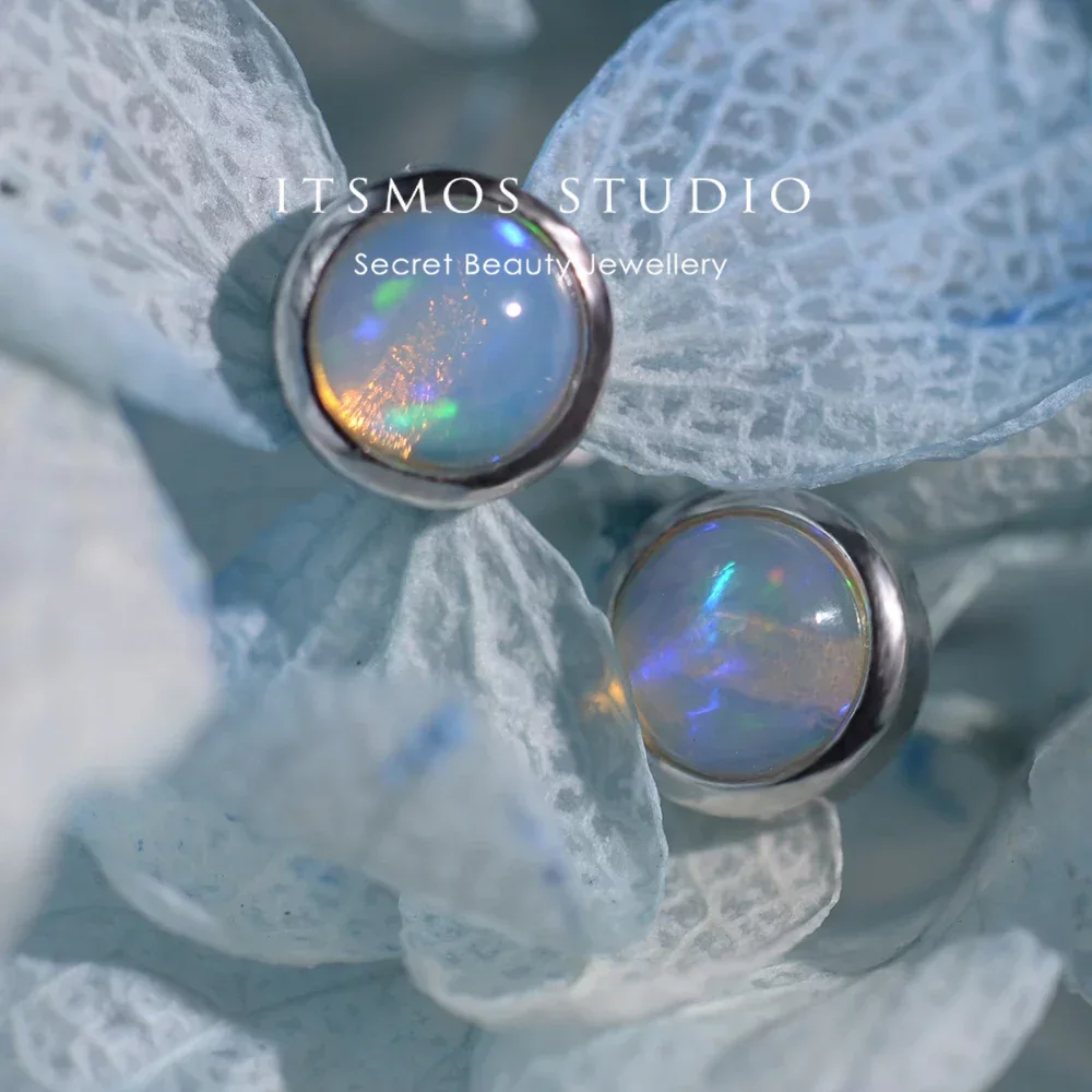 ITSMOS Natural Gemstone Opal 6 - Opal Earrings Dangle 评论和价格